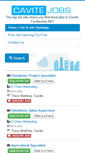 Mobile Screenshot of cavitejobs.net