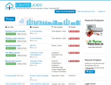 Tablet Screenshot of cavitejobs.net